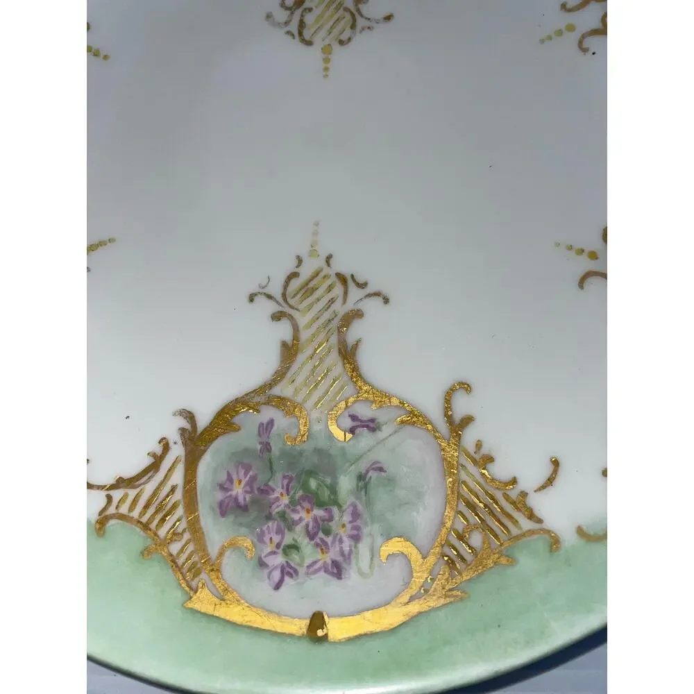 Antique Tressemann Vogt ( T&V) Limoges France Hand Painted Serving Dis